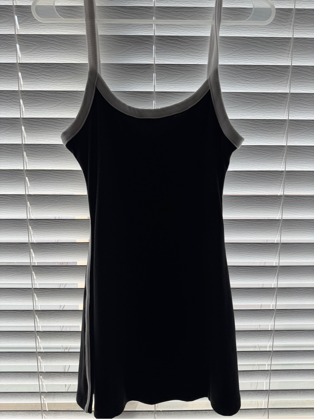 Cotton On Black Slip Dress with White Trim